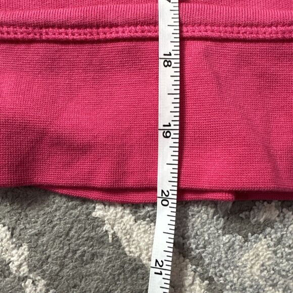 Sweaty Betty After Class Crop Sweatshirt Crewneck Organic Cotton Dark Pink Small - Picture 7 of 10